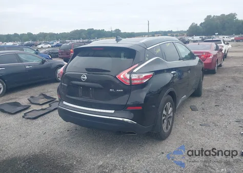 2017 Nissan Murano Sl from USA, damaged, VIN 5N1AZ2MH8HN155332